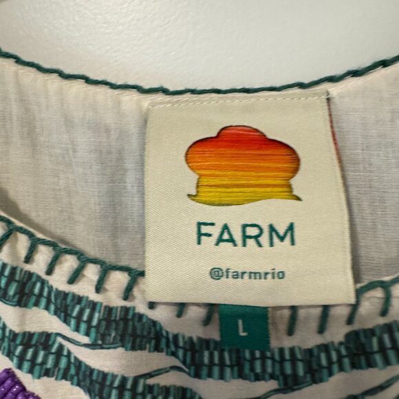 FARM RIO BEADED COLORFUL DRESS - Picture 4 of 12